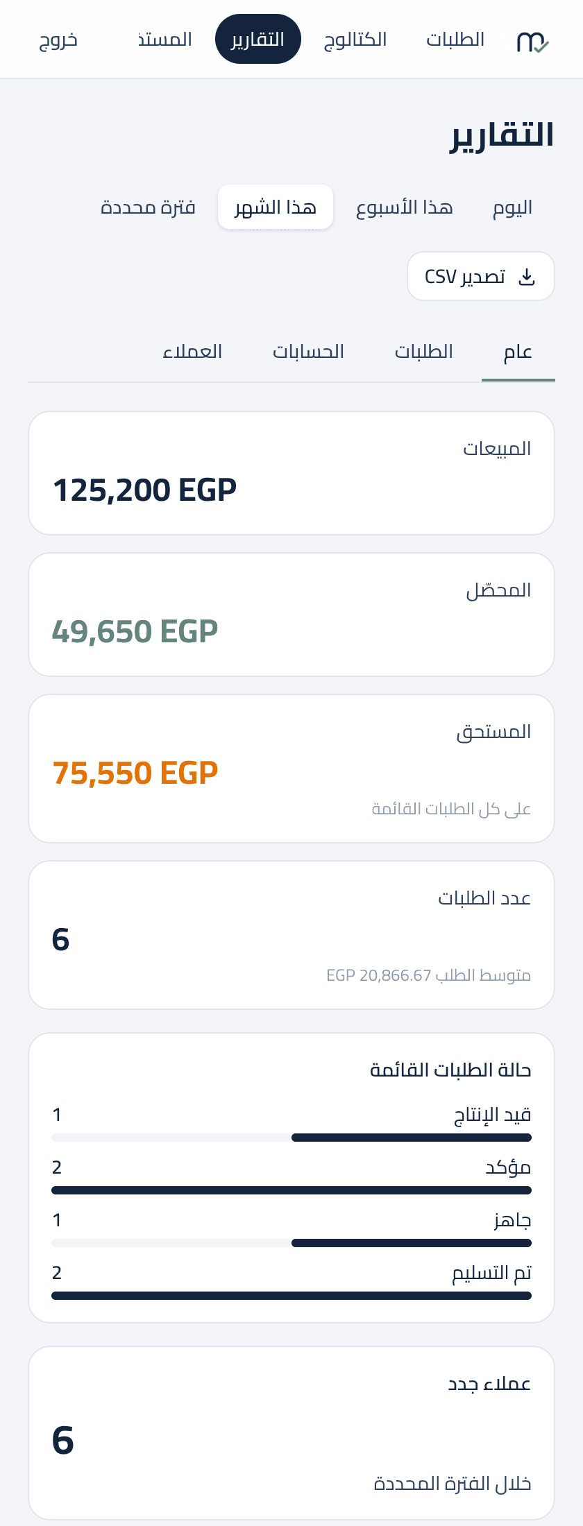 التقارير